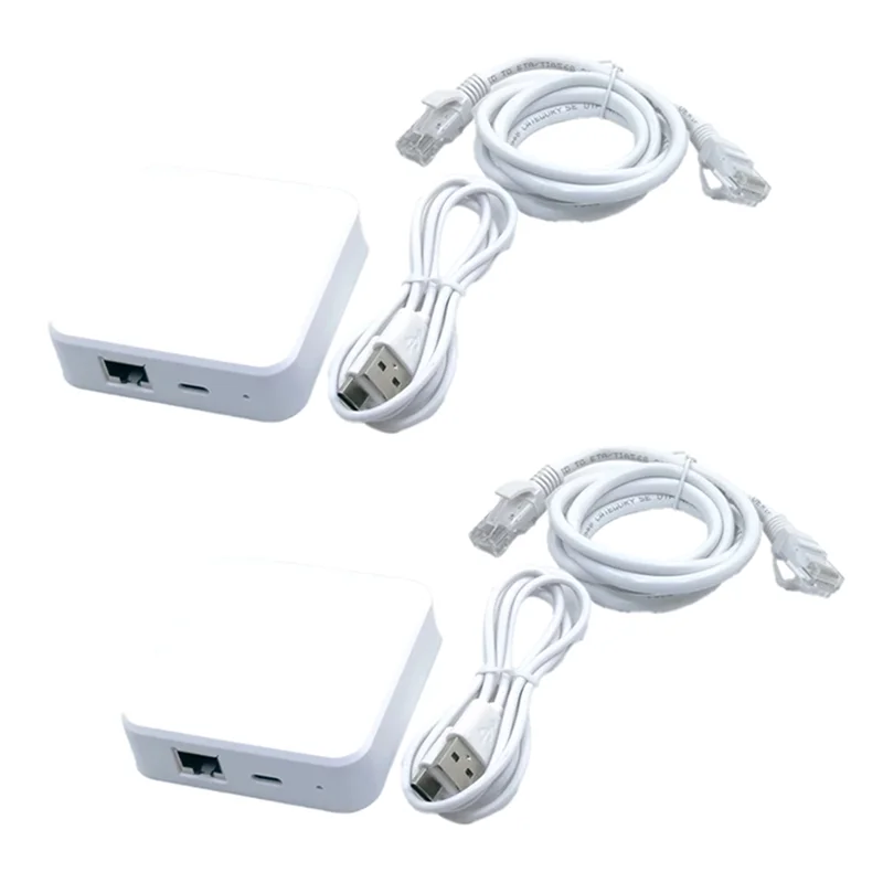 AAAEL-2X Zigbee 3.0 Wired Gateway Hub RJ45 Ethernet Bridge TASMOTA MQTT Firmware For MQTT Home Assistant Zigbee2mqtt