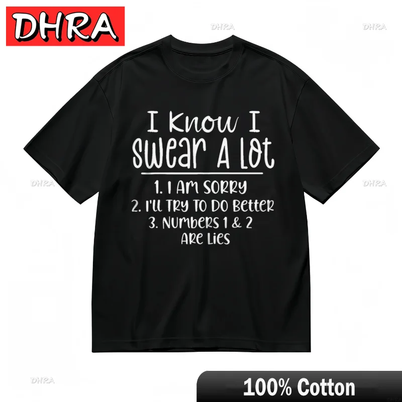 

Women's Comfy Fashion Breathable Classic T-Shirt Funny Confession Printed Tee Cool Funny Streetwear Graphic T-Shirts for Men