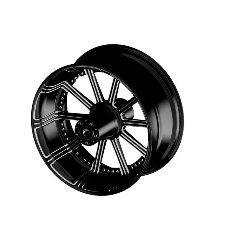 18-10.0 Inch Wheel Motorcycle Parts Are Applicable To The Modification Ofanode Black Aluminum Alloy Rear Wheel