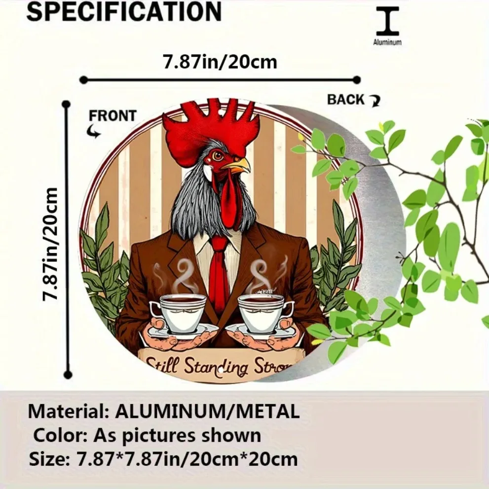 ريفي الألومنيوم القصدير تسجيل 2D مزرعة جدار الفن لا تزال الدائمة ديكور لشريط المنزل