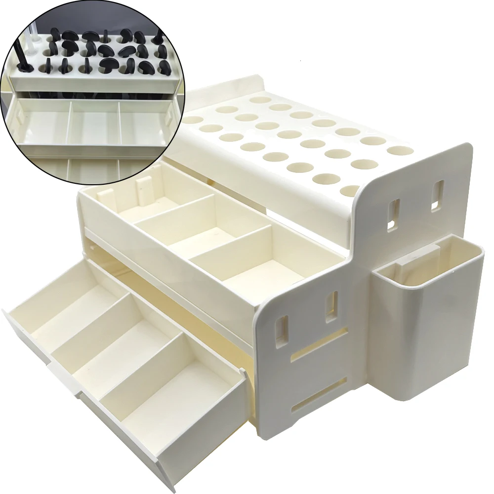 Dental Box Rubber Band Case  Dental Resin Composite Storage Holder Organizer Oral Material Storage Applicator