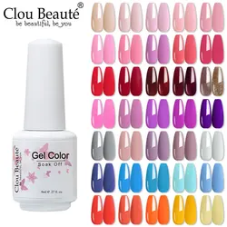 Clou Beaute Gel Nagellack Matte Basis Top Mantel Vernis Semi Permanent Gel Polnisch Rot Nackt Nagel Kunst Gel Hybrid gellak UV Lack