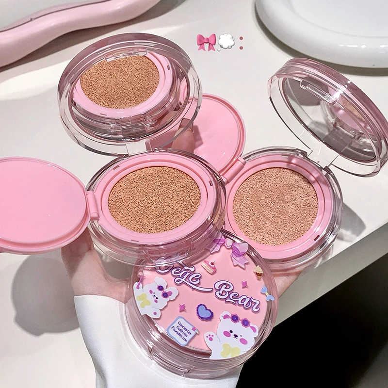 Gege Bear Concealer Kussen Met Navulling - Watermist Hydraterende Dewy Nude Jeugdige Glow $ Onder 10 |   Student-vriendelijk Chinees maken