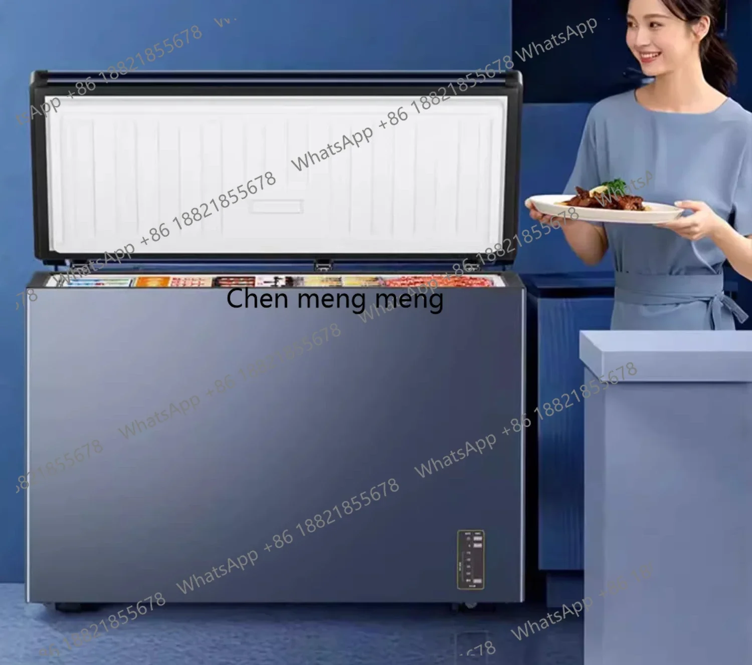 

H Household small single temperature freezer cryogenic low temperature first-class energy-saving freezer refrigerator