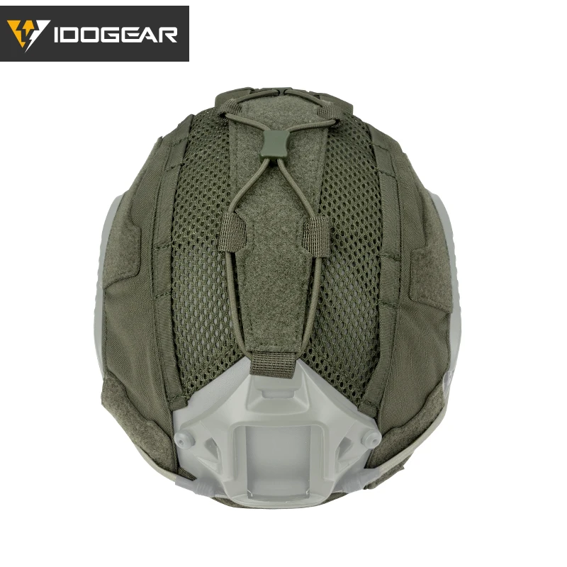 IDOGEAR Helmet Cover For Tactical Maritime Helmet with NVG Battery Pouch Hunting Accessories 3812