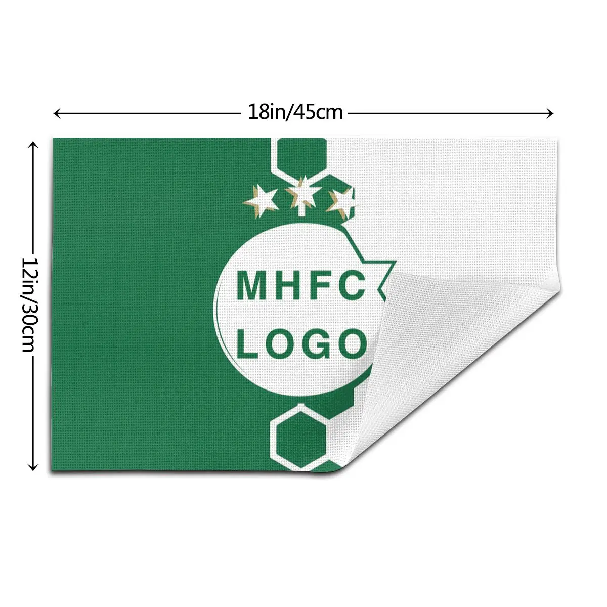 Israel F.C MHFC Champion PVC Woven Placemat Waterproof Easy Clean Washable Decoration Restaurant Kitchen