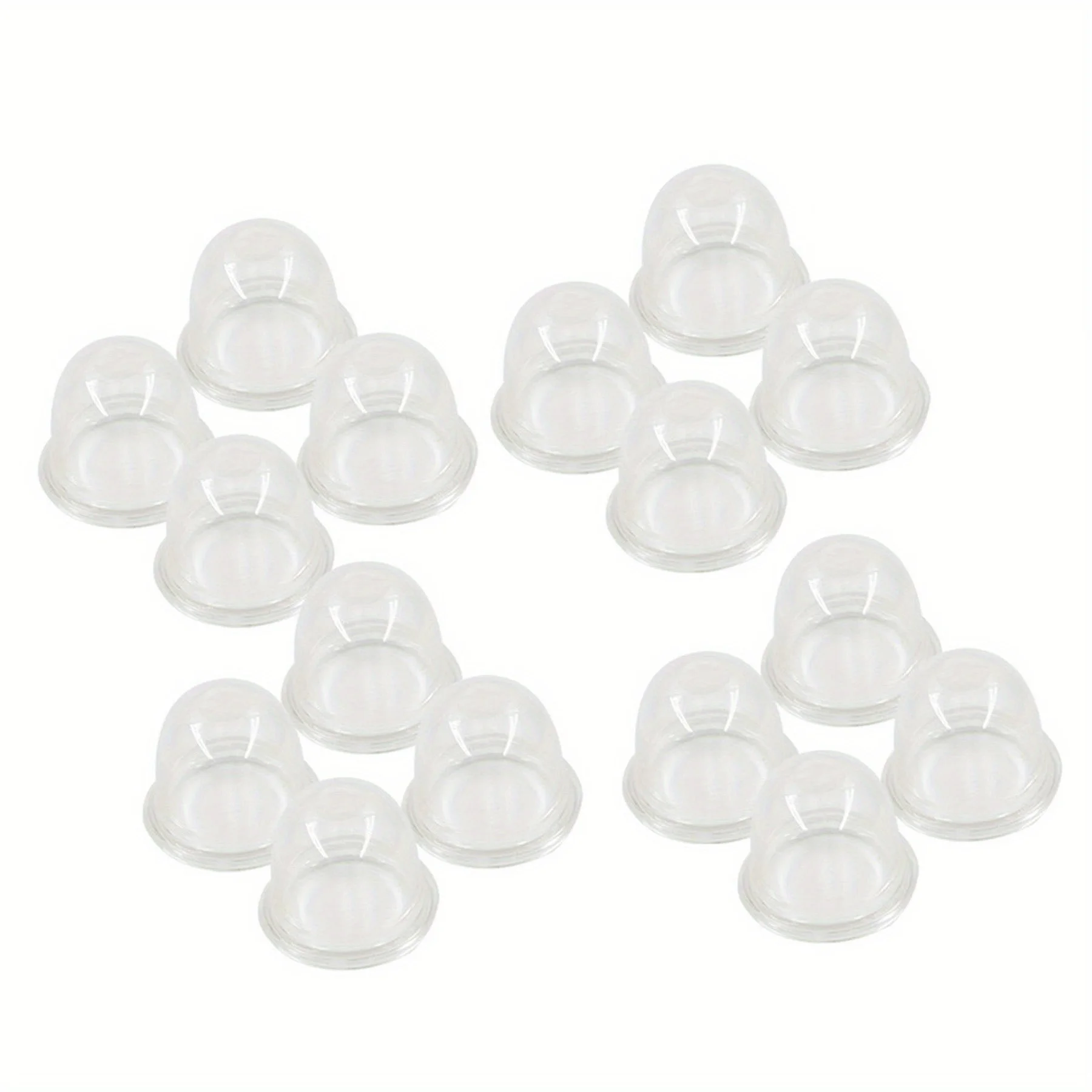 100PCS White Transparent Fuel Pump Carburetor Oil Bubble Primer Bulb Chainsaws Trimmer Brush Cutter Clear Tool 22MM