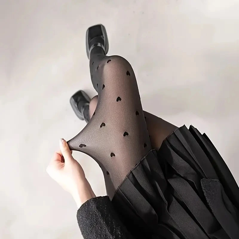 النساء الصوف الجوارب امرأة الشتاء الدافئ جوارب طويلة مثير جوارب شفافة الحرارية مرونة اللباس الداخلي طماق الموضة الإناث #2