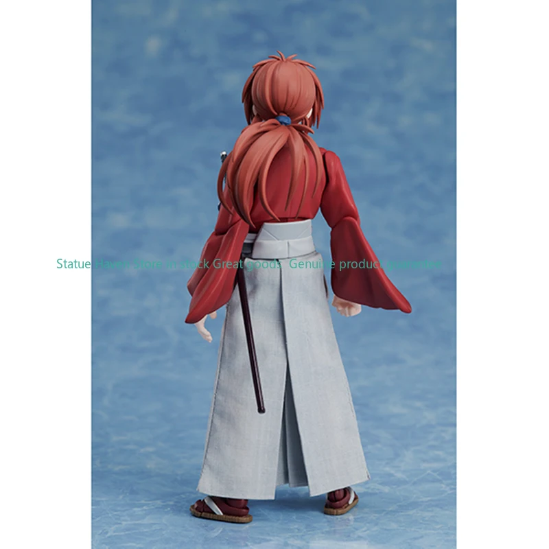 En Stock 100% Original Bandai S.H.Figuarts SHF Kenshin Himura Rurouni Kenshin Meiji espadachín historia romántica Anime juguetes de acción
