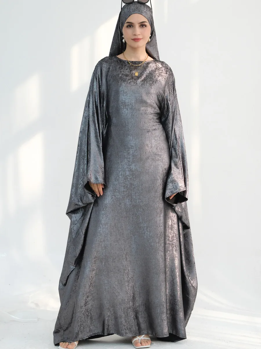 NONE Traditional Abaya Solid Color 8