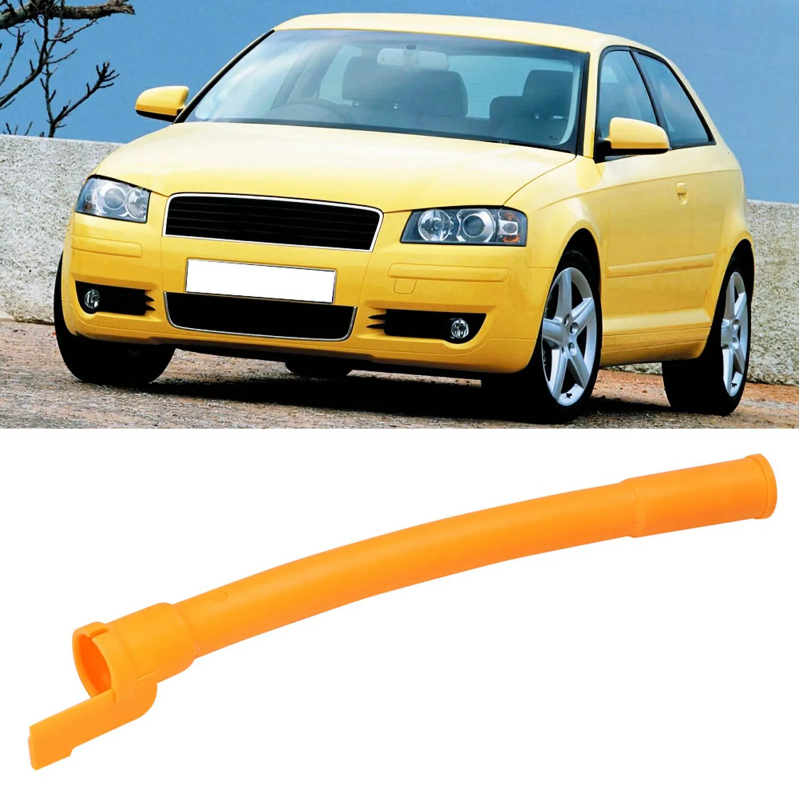 

038103663C Oil Dipstick Guide Tube Funnel Replacement for Seat Altea Cordoba Ibiza Leon VW Golf Mk5 TDi