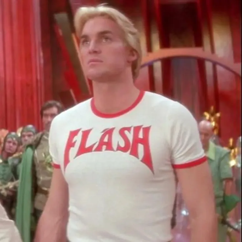 Camiseta de Fantasia com Logotipo do Flash Gordon da Animation Shops