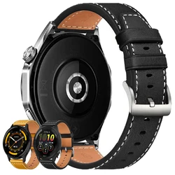 20/22mm Leather Watch Strap For Garmin Venu 3 Band Venu 2 Plus Sq 2 Forerunner 265 255 Music Watchband for HUAWEI GT 5 4 3 2 Pro