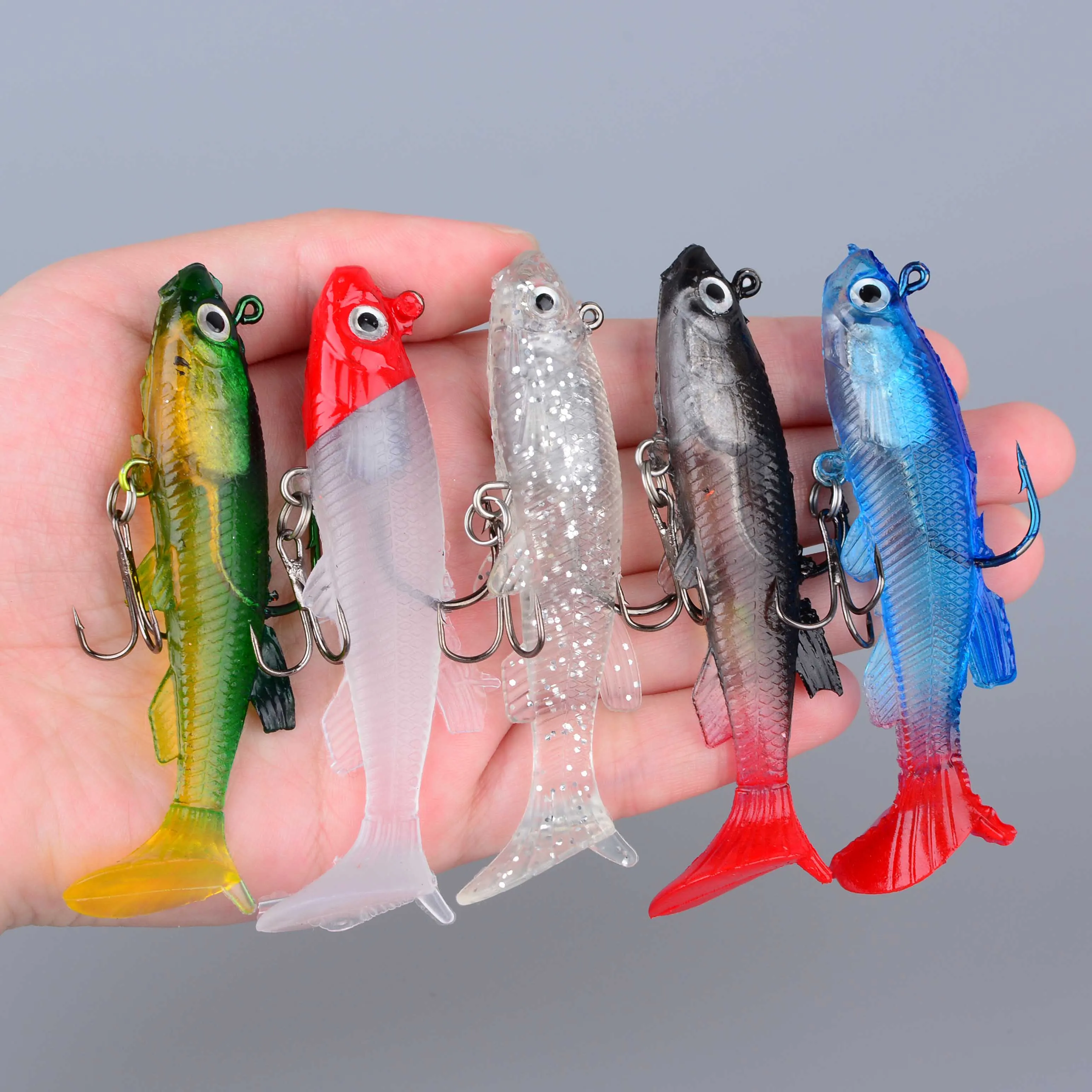 Vinilos swimbait para lubina y lucio – Imitación de pececillo - imagen 2