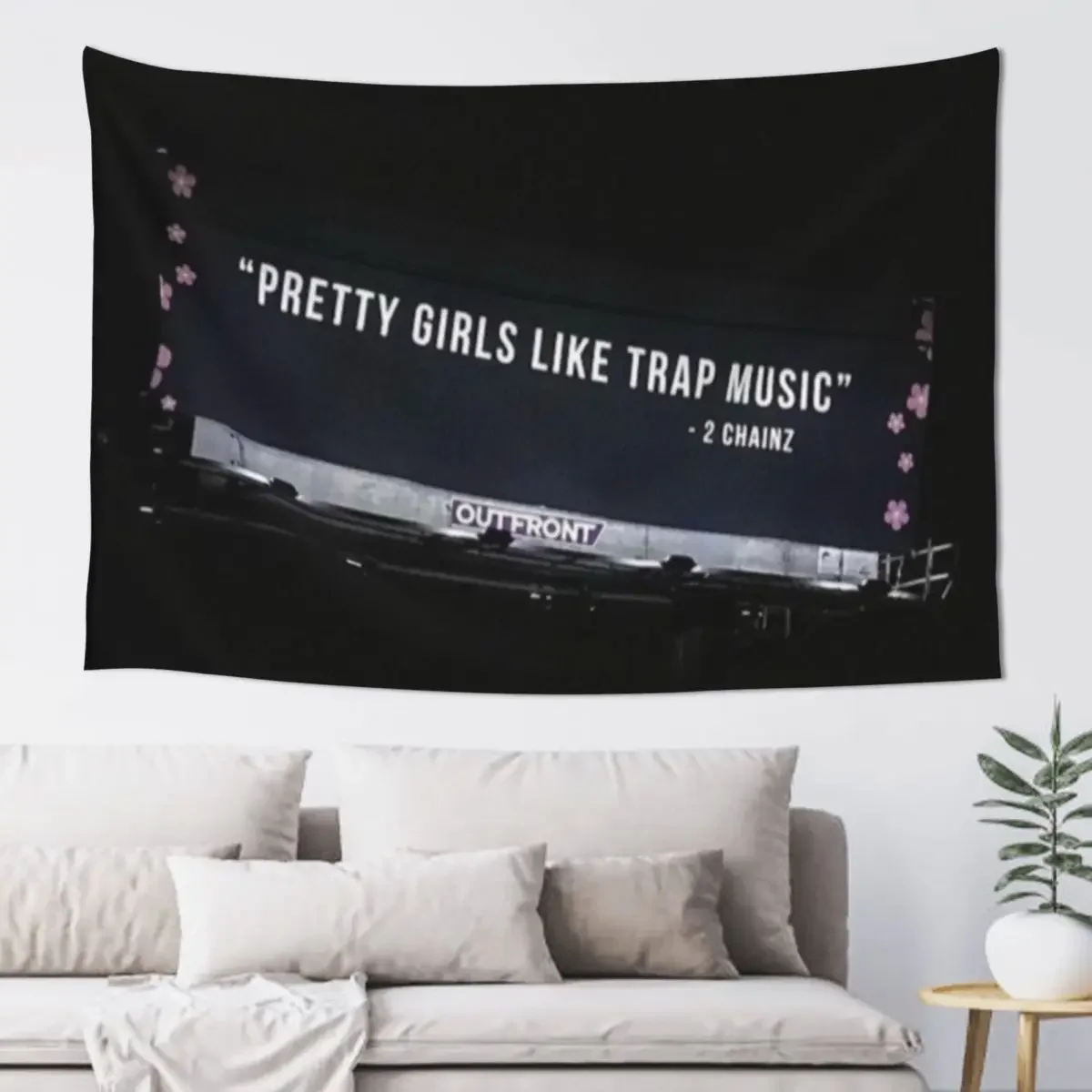 Pretty Girls Billboard Tapestry Decoration Aesthetic Aesthetic Room Decors Tapestry