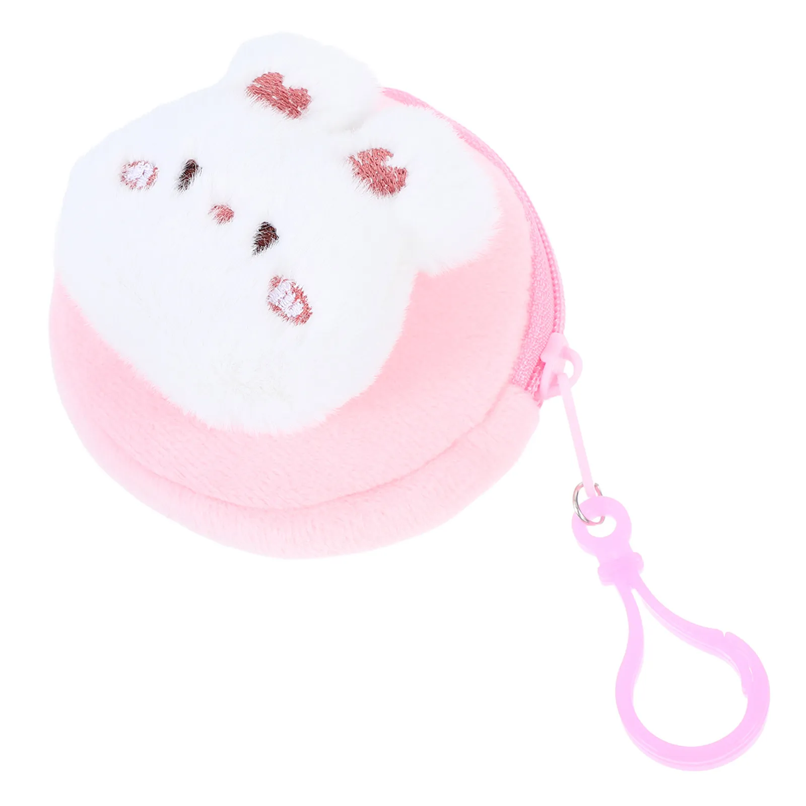 

Милый кошелек-зайчик для монет, мини-кошелек с мультяшным рисунком, мягкая маленькая сумочка для мелочи, портативный чехол для наушников для девочек и женщин