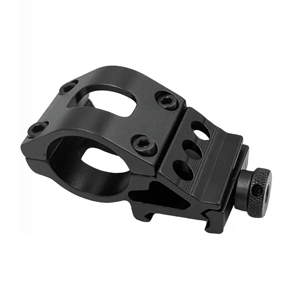 45 Degree Picatinny Offset Rail Tactical Ring Flashlight Torch Laser Rail Mount 25.4/30mm For 20mm Picatinny Rail Holder