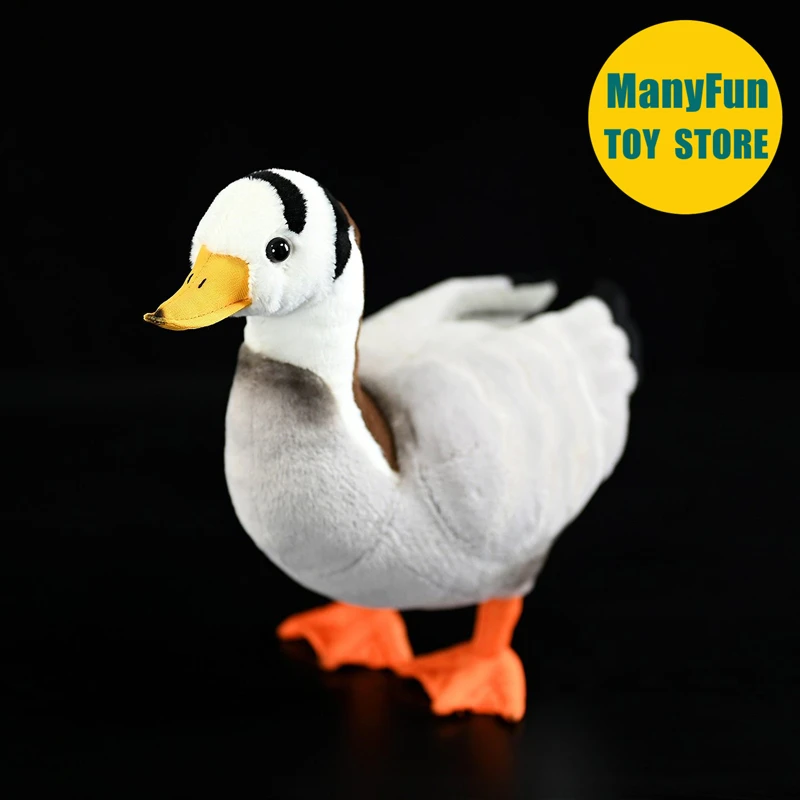 

Реалистичная плюшевая игрушка-гусь синеошейный (Anser indicus) высокой точности, имитирующая дикого гуся, реалистичная мягкая игрушка-гусь, кукла-гусь