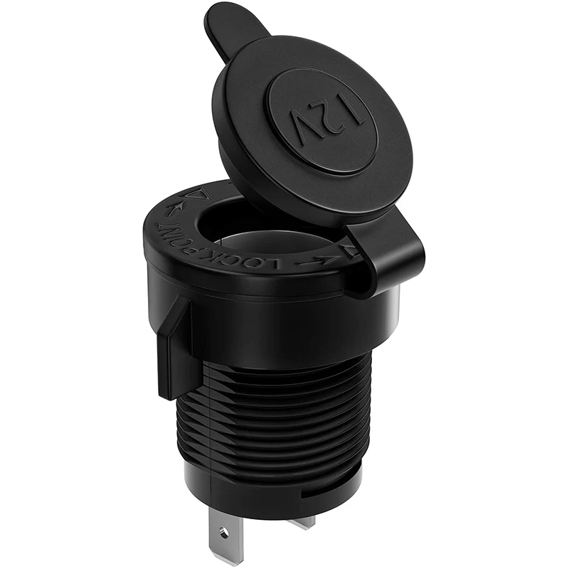 

Cigarette Lighter Socket 12V Waterproof Car Boat Motorcycle Cigarette Lighter Sockets Power Plug Outlet