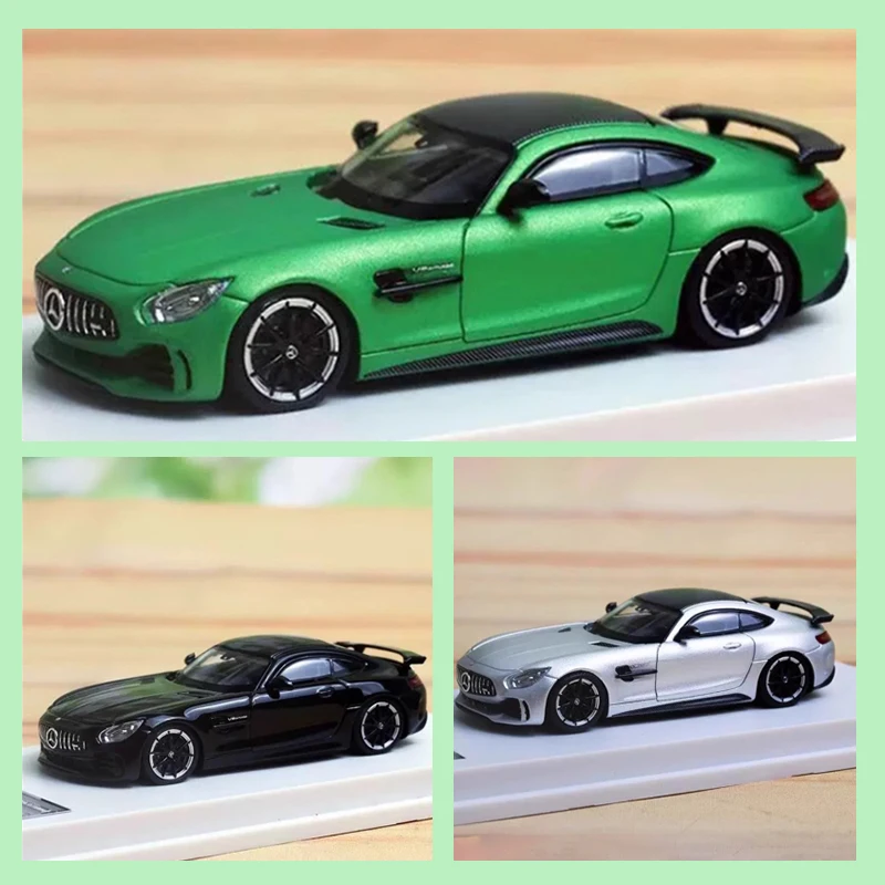 

MJ 1/64 AMG GTR Модель суперкара из твердого сплава, статическая коллекция, украшенный сувенир, подарок, хобби и игрушки