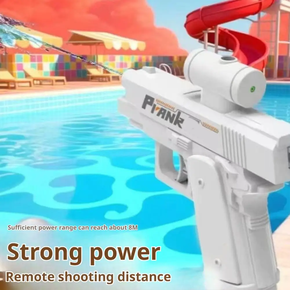 Pistola de agua Glock Manual, juguete para natación de verano, playa, Mini pistola de agua de alta presión, 3 colores disponibles, pistola de agua continua de juguete