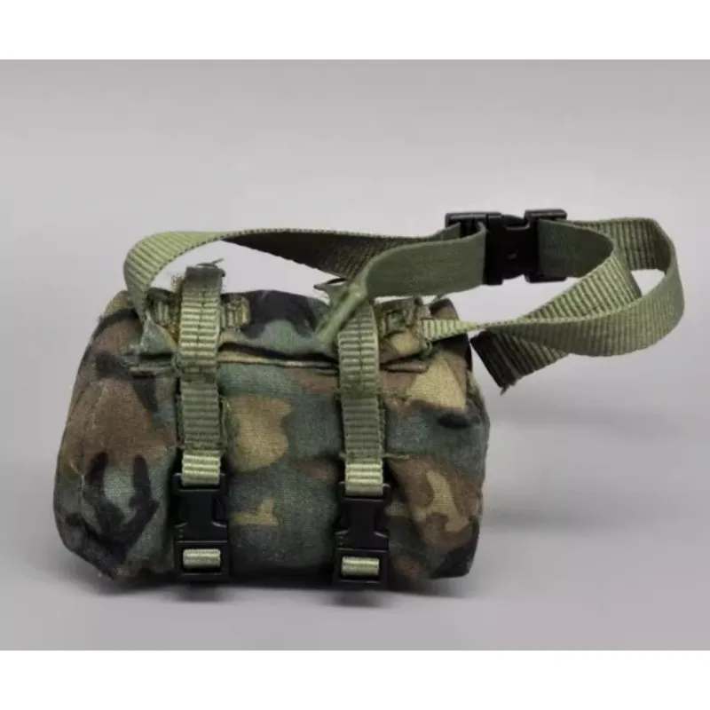 Army Camouflage Bags 1/6 Scale Soldier Militry Clip Bag Waist Belt Waist Bag Model for 12'' Action Figure Scene Accessory DIY