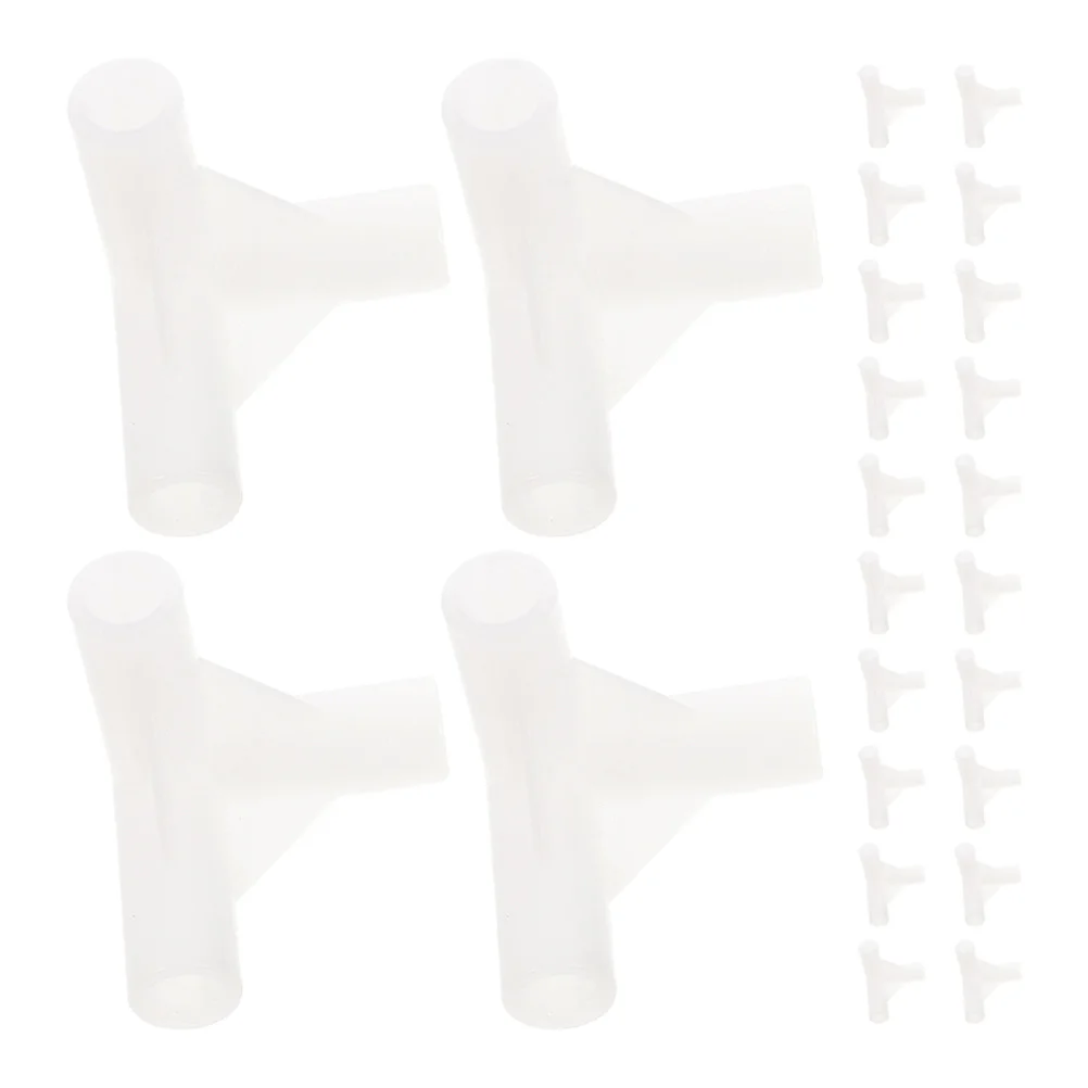 

24 Pcs Tent Accessories Spare Parts Canopy Replacement Awning Connectors Camping Pp Fittings Accessory