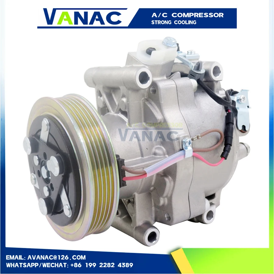 Sanden STR08 3905 13738097T1 AUTO CAR A/C AC COMPRESSOR For Honda City 2014 2015 2016 2017 2018