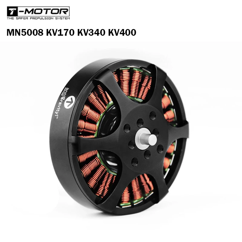 T-motor MN5008 KV170 KV340 KV400 Brushless Motor Antigravity light & Efficient 6-12S 4.2KG Max Trust P17x5.8 / P18x6.1\