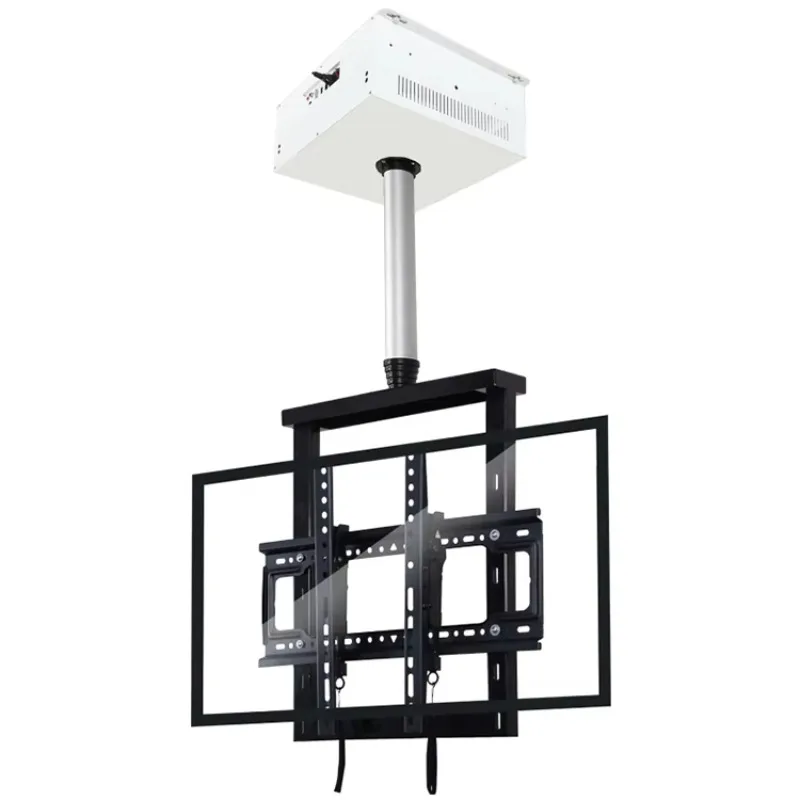 

42-60 Inch TV Lift With Remote Control Curved Plasma Motorized TV Mount Lift Projector Mounts