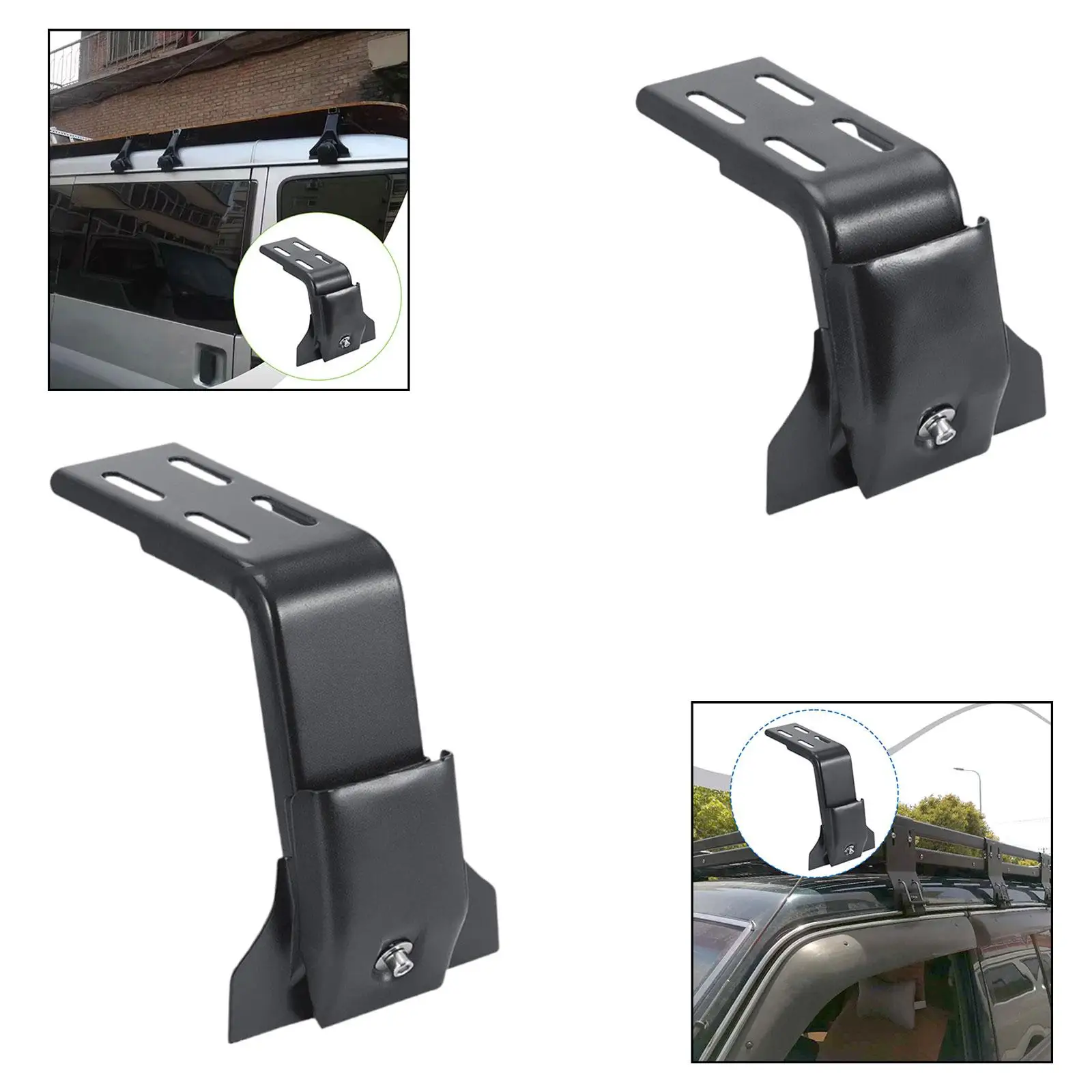 Vehicle Roof Luggage Rack Thickened Universal Fit Multipurpose Accessory Metal