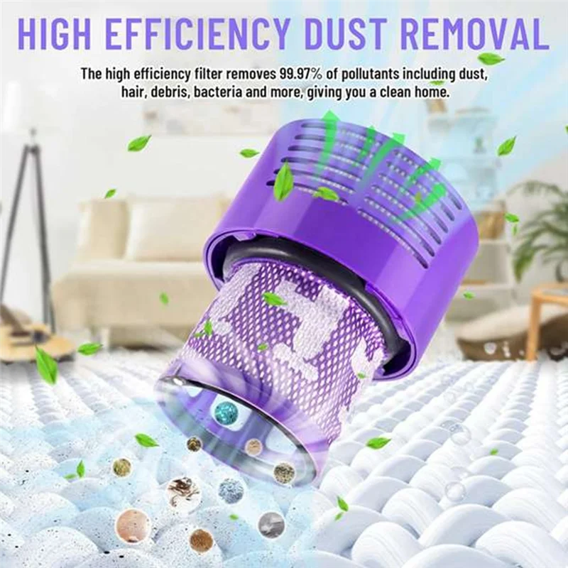 

SOFT-3PCS Filter For Dyson V10 SV12 Cyclone Animal Absolute Total Clean Vacuum Cleaners Accessories Replacement Parts