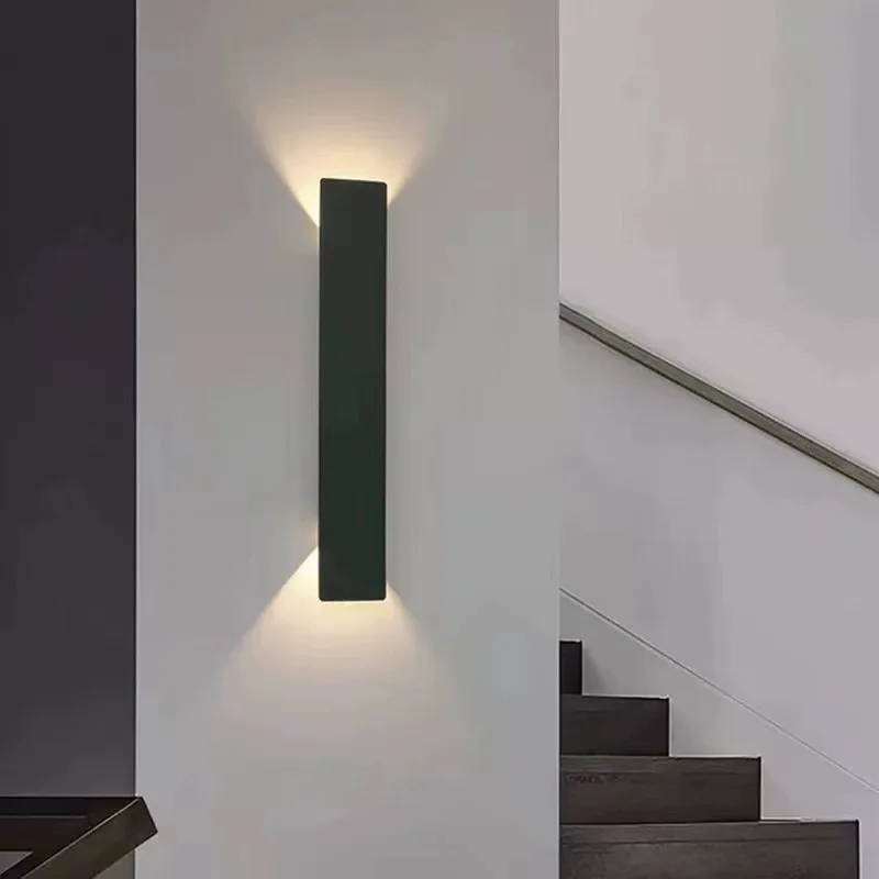 Outdoor Long Waterproof Wall Lamp Modern And Simple Bottom Luminous Light Bedroom Living Room Corridor Terrace Background JJ2195