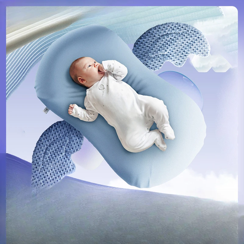 Newborn biomimetic bed, movable crib, baby sleeping comfort, anti pressure portable