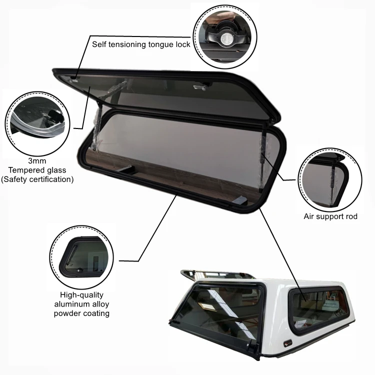 

Intelligent Library Tongfa Best-selling High-quality Aluminum Alloy Push Out Pickup Camper Tophung Hinged Window With E MARK