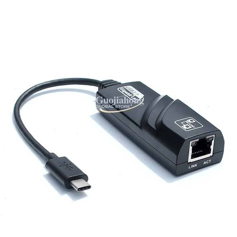 

Сетевая карта Type-C Gigabit, интерфейс USB-C для подключения к сетевому кабелю, совместима с Air 3.1 и RJ45