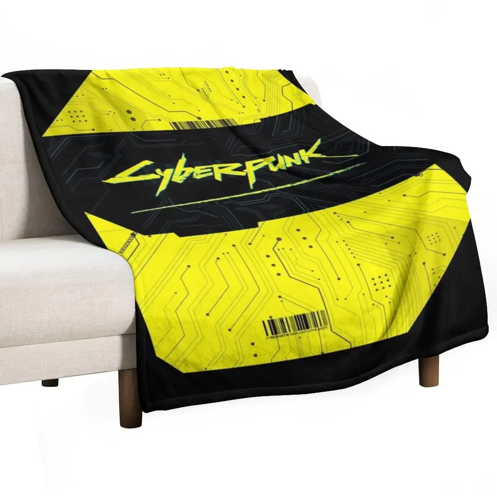 

Cyber Punk Key Card Throw Blanket Luxury Brand Picnic Blankets