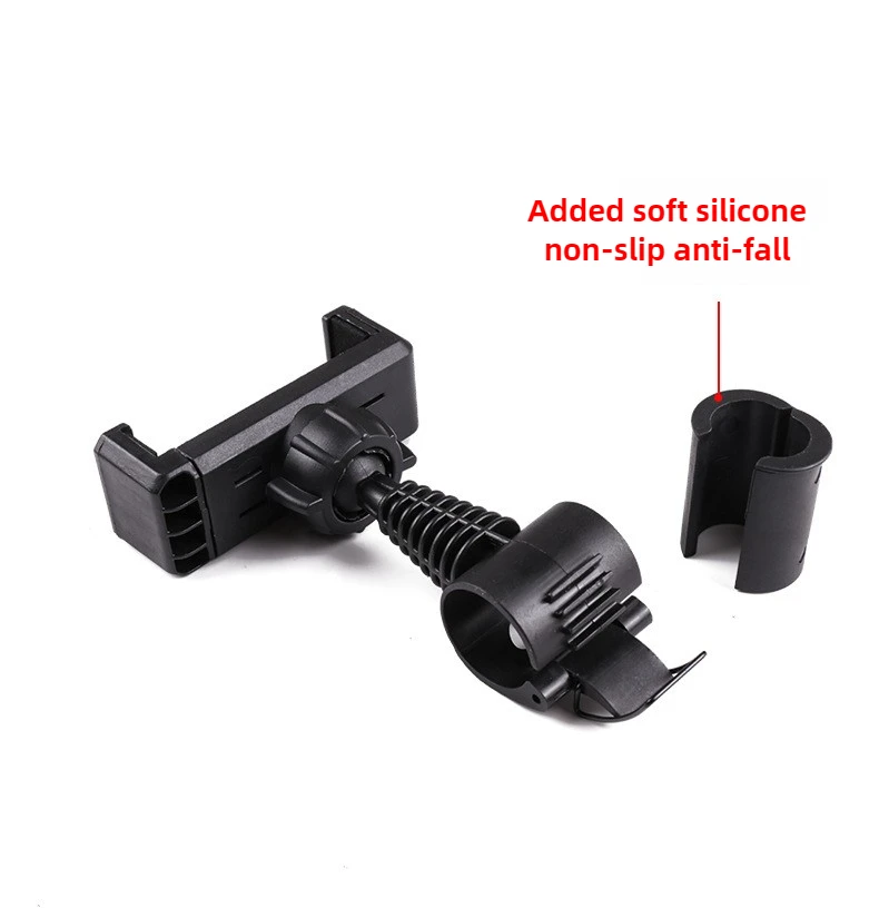 Universal Car Phone Holder Back Seat Headrest Support Bracket Adjustable 360 Degree Rotating For Phone Live Streaming Bracket