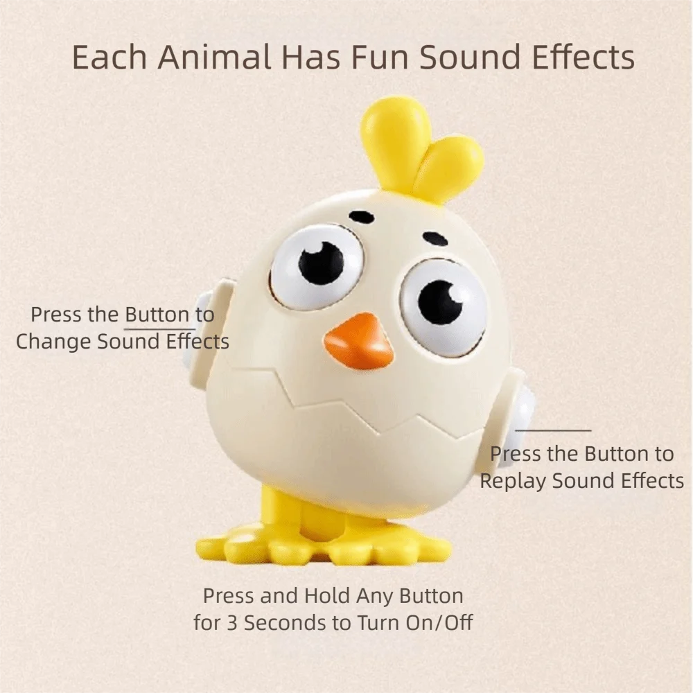 تصميم جديد Kawaii الحيوان مفتاح سلسلة لطيف الكرتون الصوت مفتاح سلسلة آلية الضغط تأثير الصوت حلقة رئيسية الشعلة ظهره شماعات #2