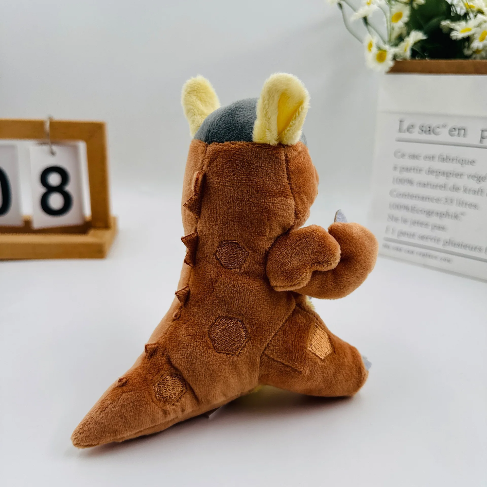 Peluche Pokémon Fit Series Kangaskhan e bambino da 14 cm - Piccola bambola di pezza per coppia di madre-figlio, simpatico e adorabile mostro tascabile da collezione