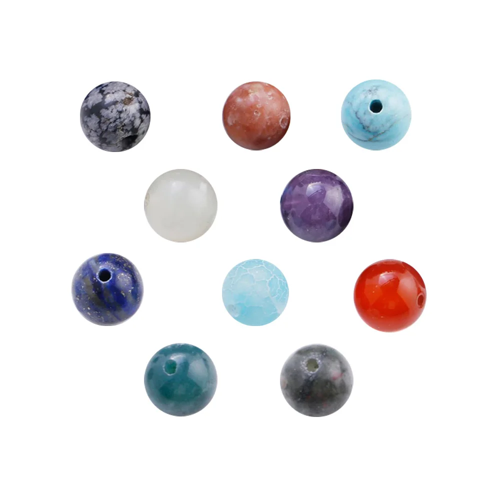

100 Pcs Natural Stone Scattered Beads Materials DIY Jewelry Accessories Bracelet