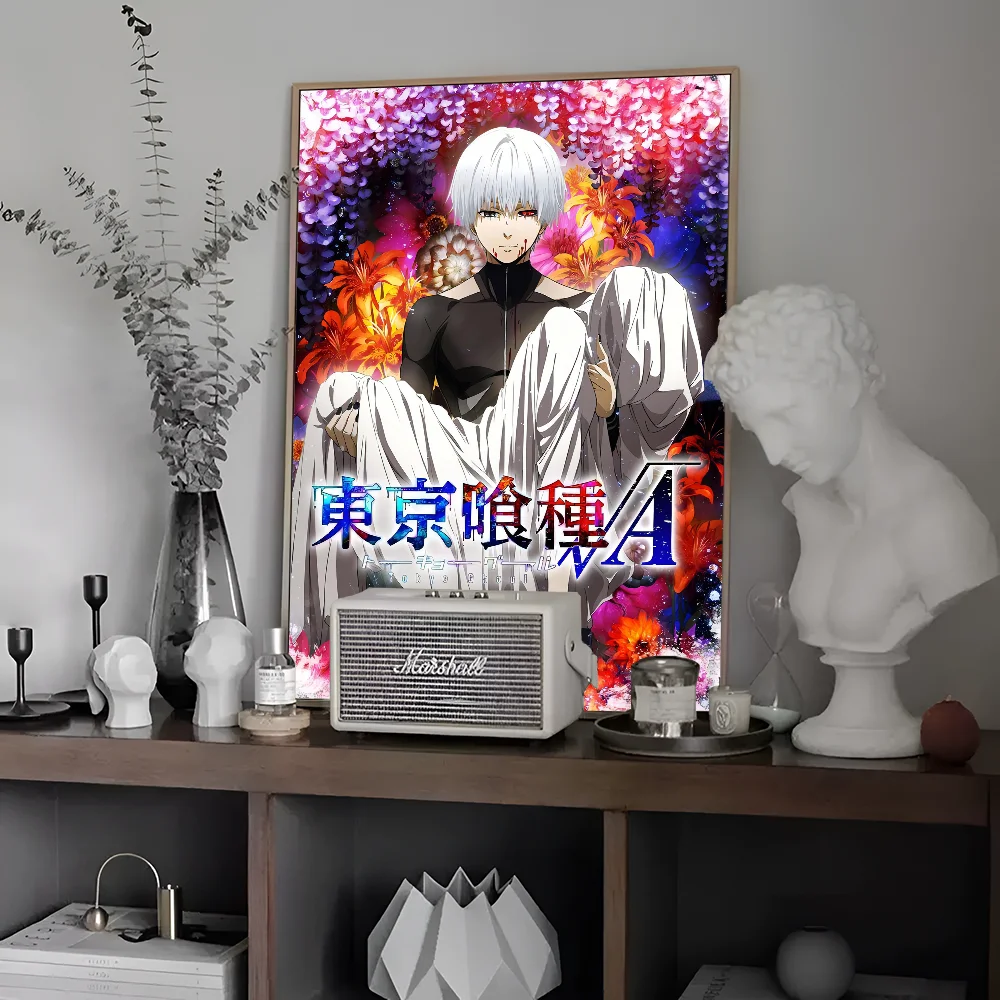 Japan Anime Tokyo Ghoul DIY Sticky Poster Whitepaper Prints Posters Artwork Nordic Home Decor