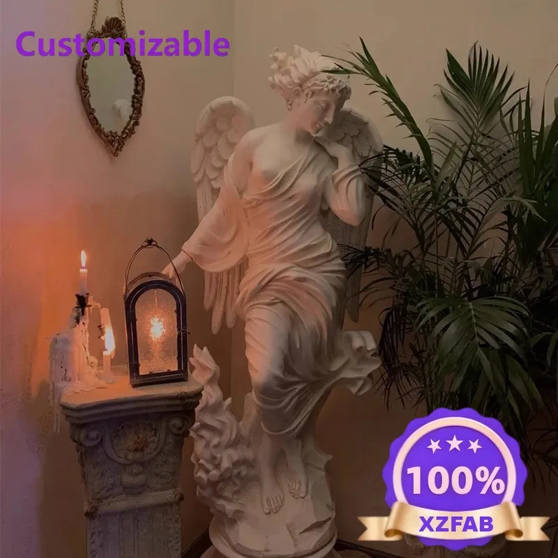 Factory Direct 2026 European music figure sculpture angel four seasons lady courtyard garden bar decoration