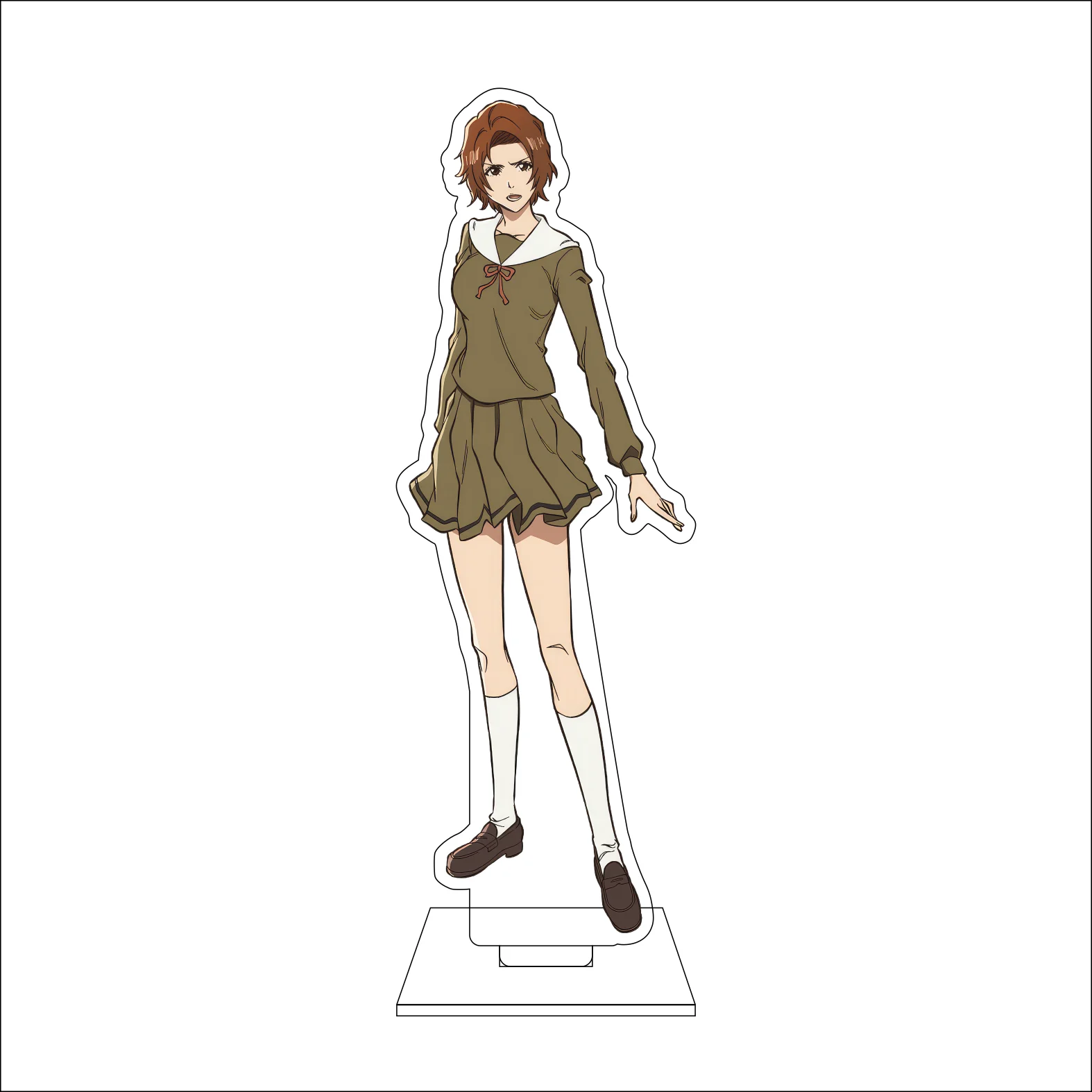 16CM Anime BLEACH Cosplay Acrylic Figure Stand Ichigo Kurosaki Rukia Kuchiki  Ornaments Gift view 6