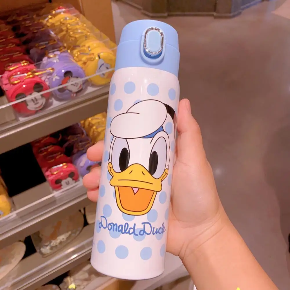 Shanghai Disneyland Souvenirs Donald Duck Mickey Mouse Minnie Cartoon Edelstahl Keep-Cool Cup Kindergeschenk
