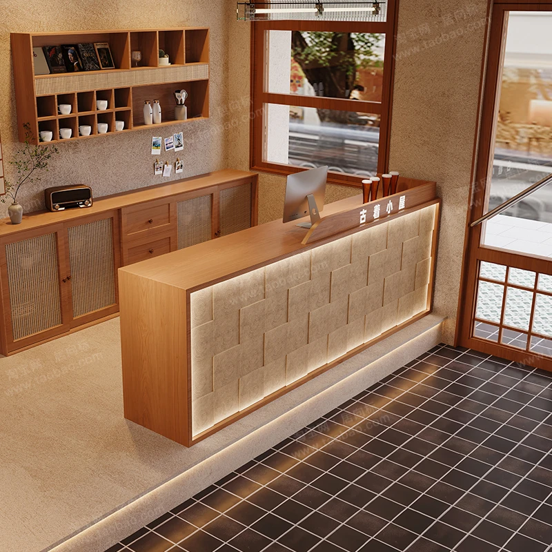 Bank Comptoir مكتب الاستقبال مقهى الإعلان منصة حامل قاعة الأعمال مكتب الاستقبال الأدراج الصغيرة Caisse الأثاث الفاخر