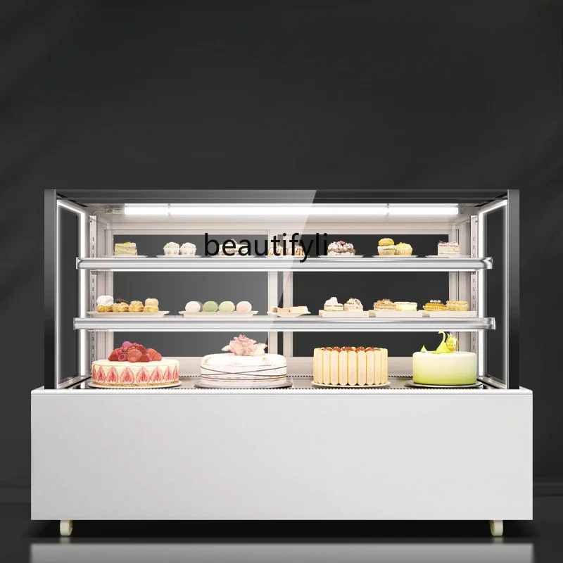 

Cake cabinet air-cooled borderless west point bread fresh-keeping floor-to-ceiling commercial refrigerated display cabinet