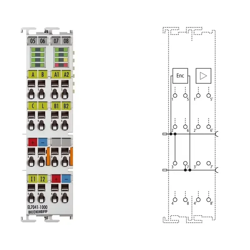 Beckhoff EL7062 EtherCAT Terminal Double-channel Motion Interface Stepper Motor 48V DC 3A Incremental Encoder PLC Programming