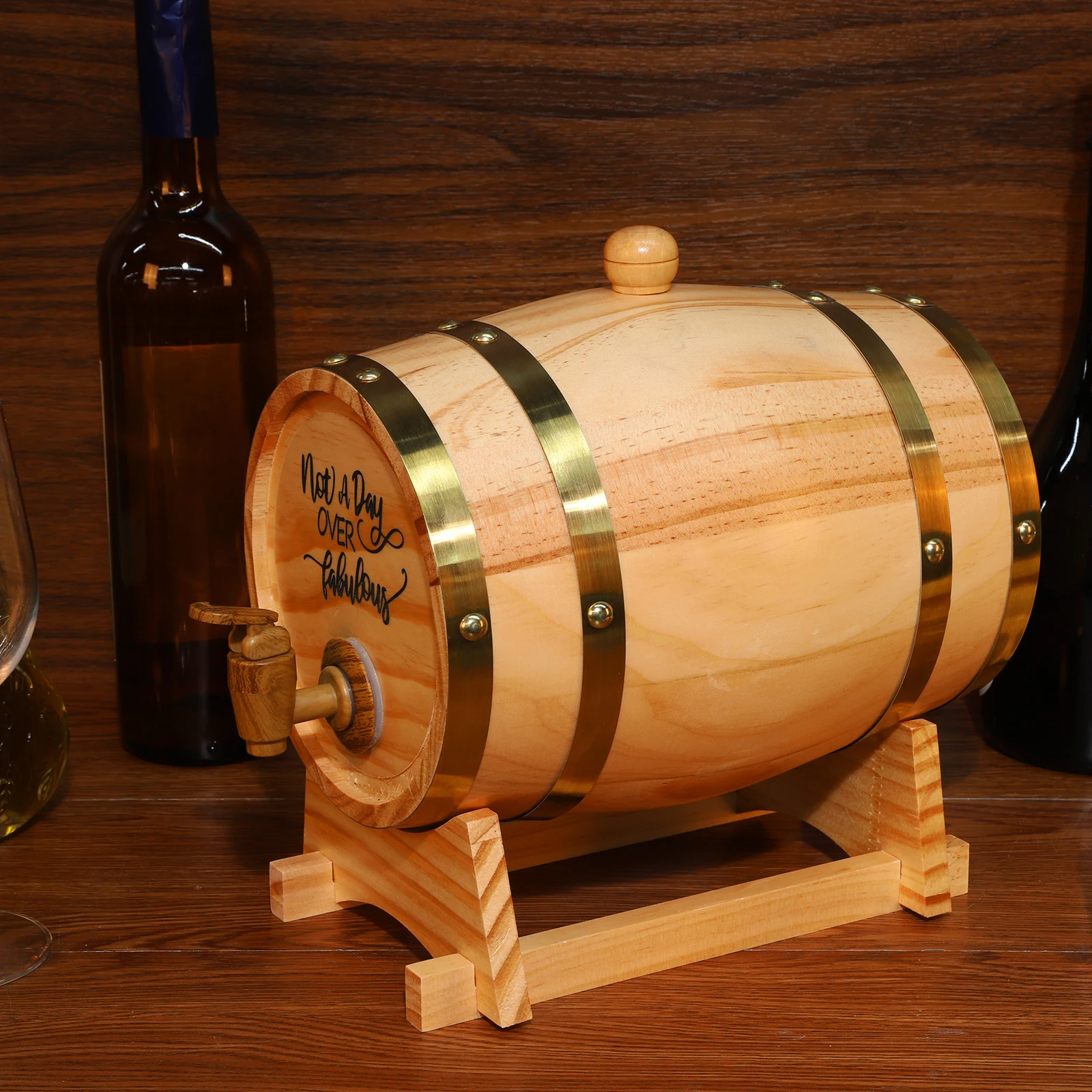 Barel Anggur 3L dengan Dudukan - Wine Beer Whiskey ulasan dan harga