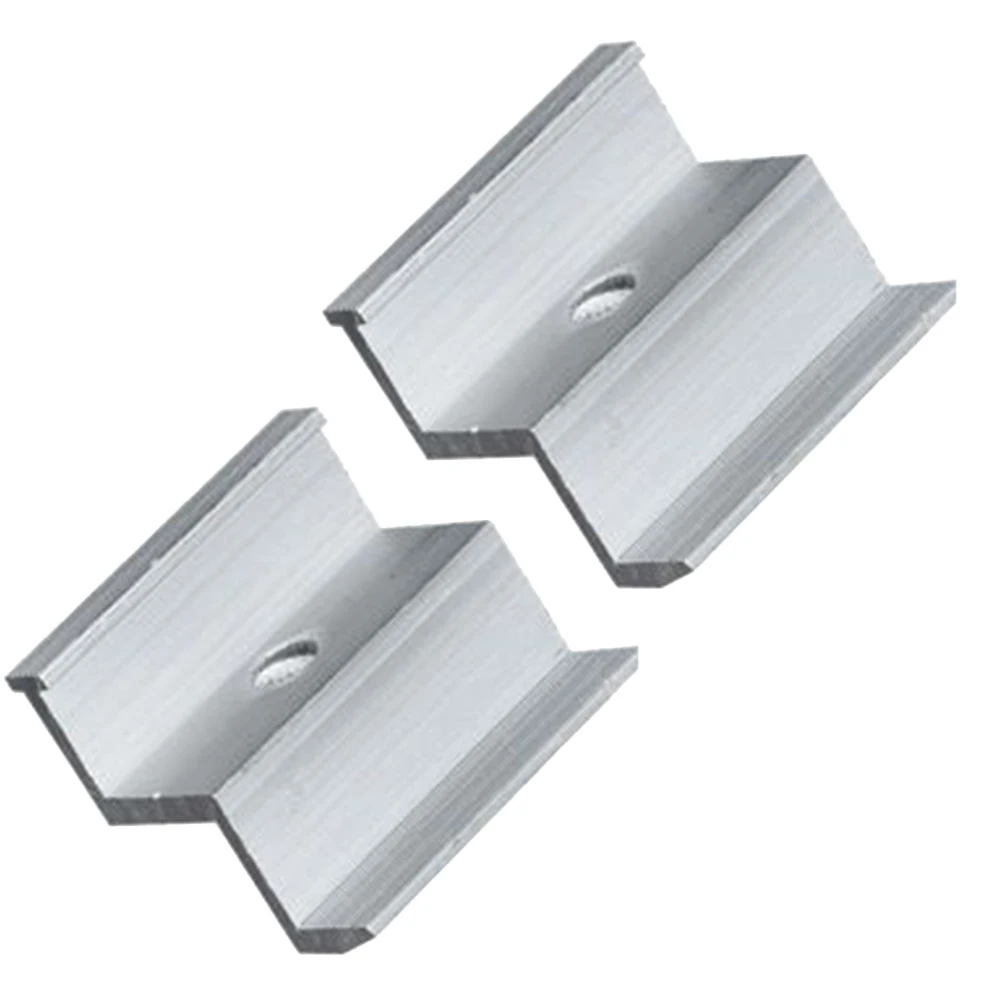 Easy Installation High Quality End Clamp Module Height Assembly Light Weight Photovoltaic Solar 4/10PcsSolar Panel Bracket
